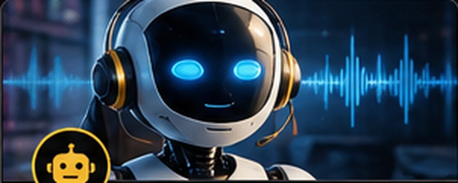 Illustration of an AI voice assistant